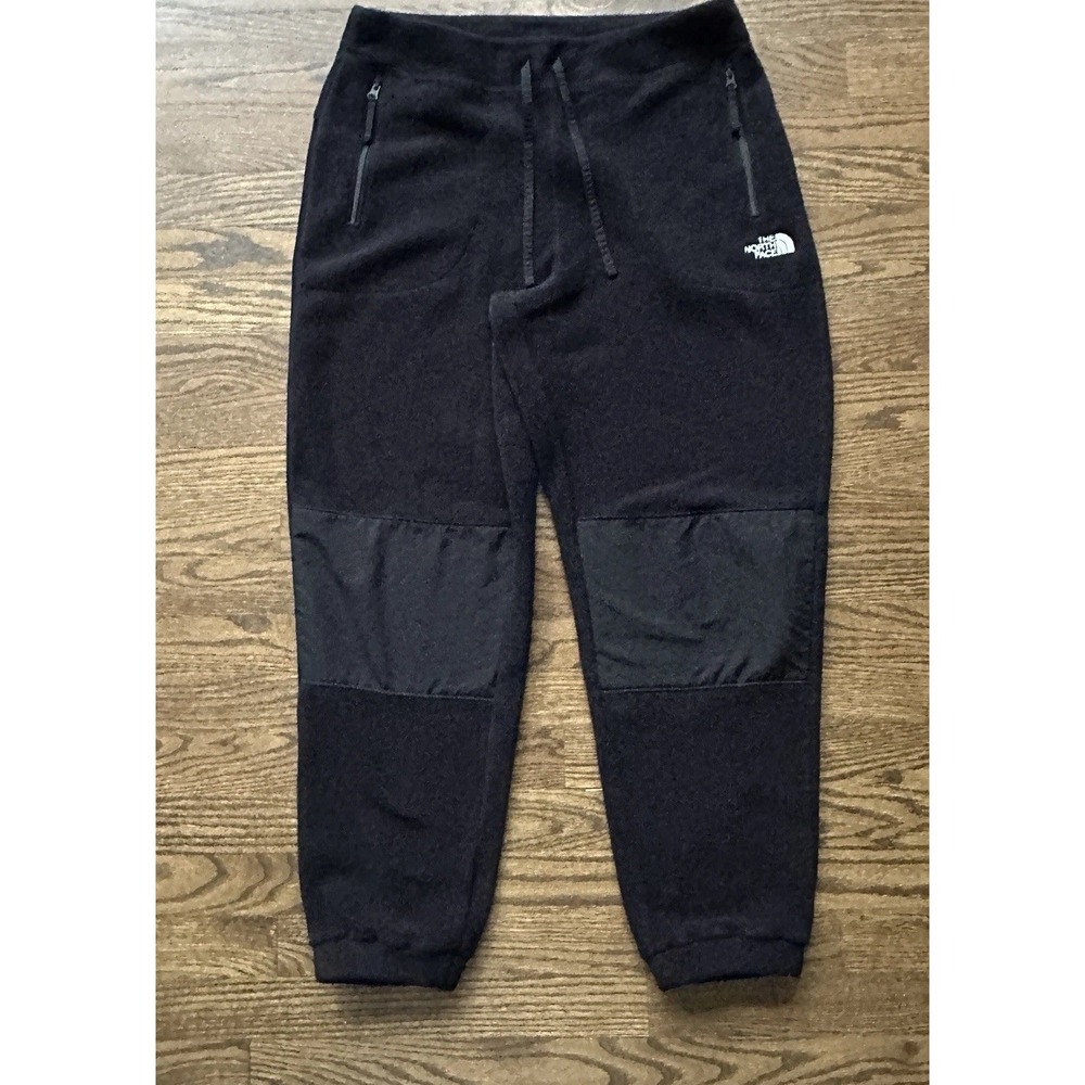 The North Face Polartec Fleece Pants Womens Large Black TKA Classic Sweatpants